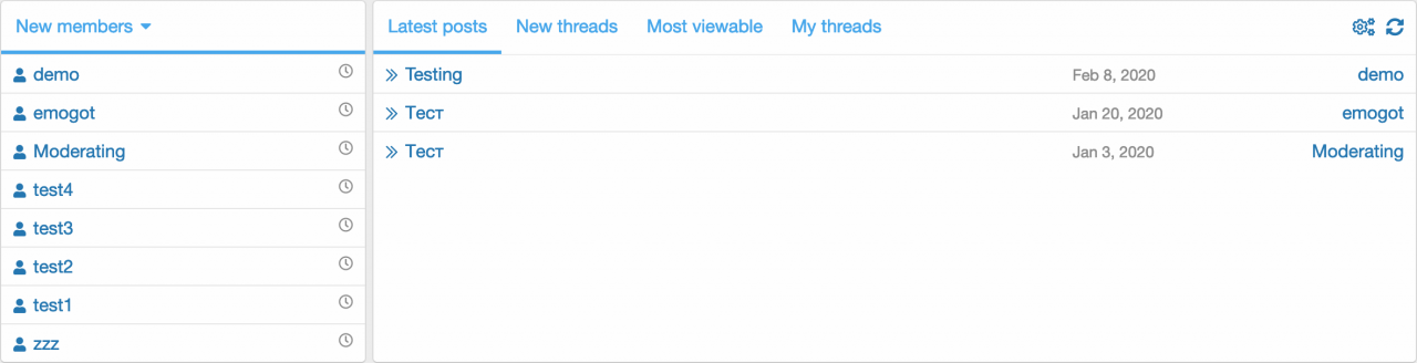 Ресурс '[BS] Live forum statistics'
