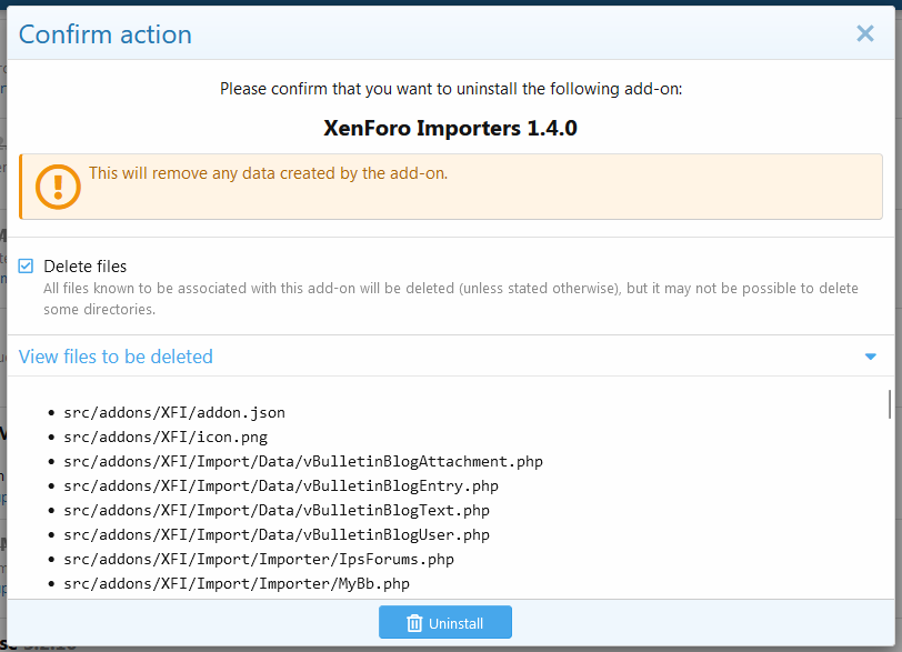 [aprodam.ru] [OzzModz] Addon Uninstall Delete Files
