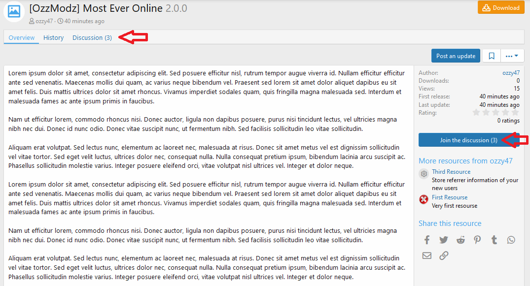 [aprodam.ru] [OzzModz] XFRM: Discussion Count