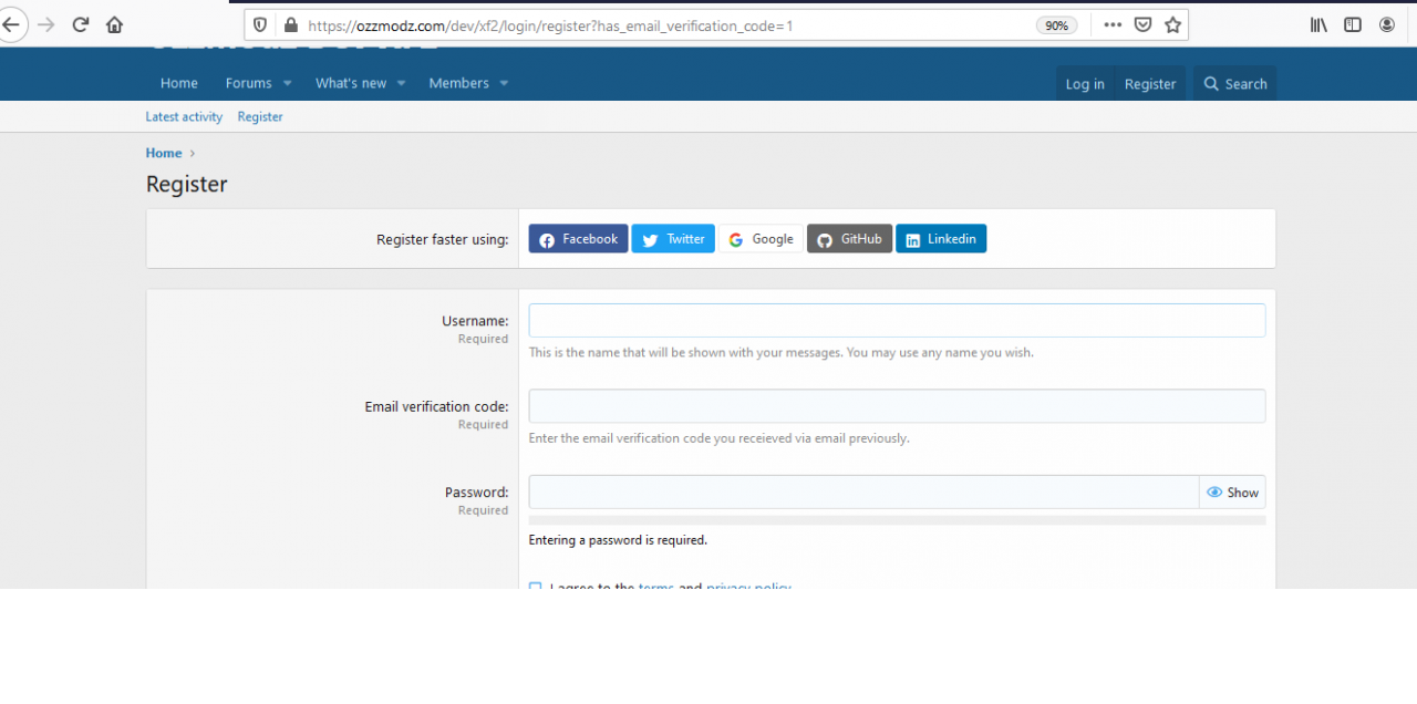 [aprodam.ru] [OzzModz] Verify Email Before Registration