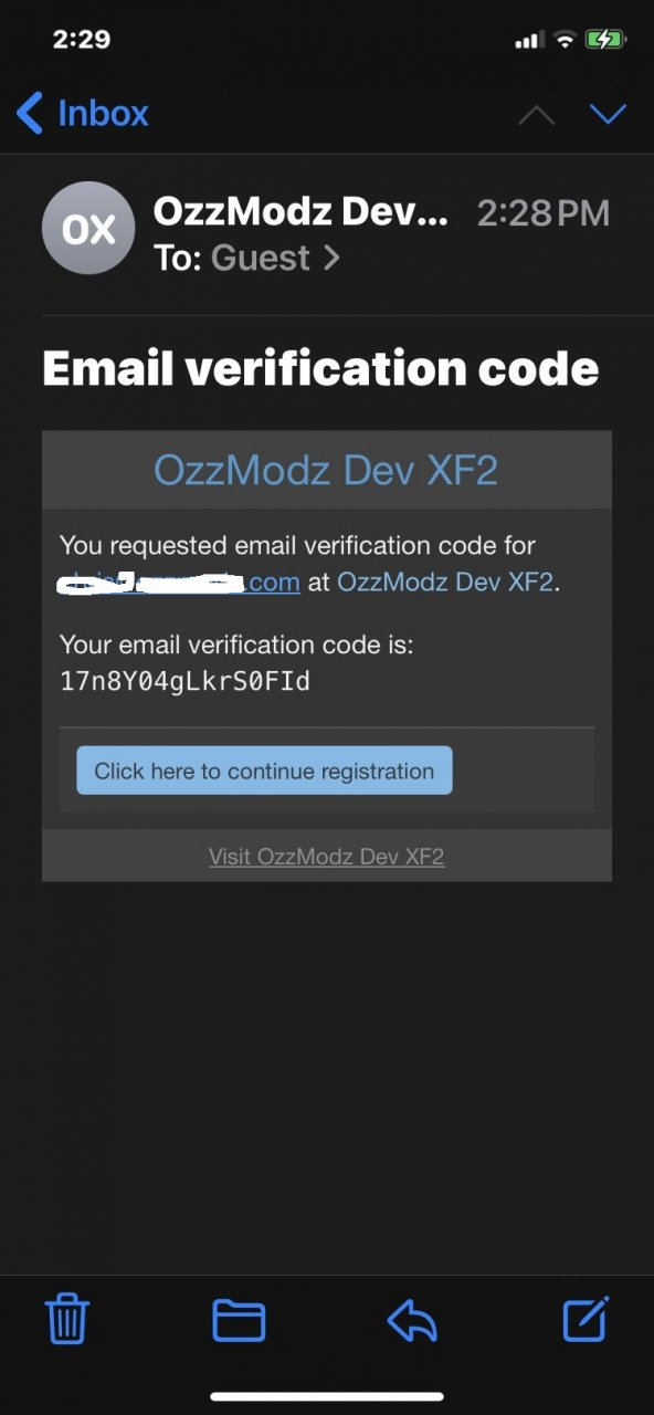 [aprodam.ru] [OzzModz] Verify Email Before Registration