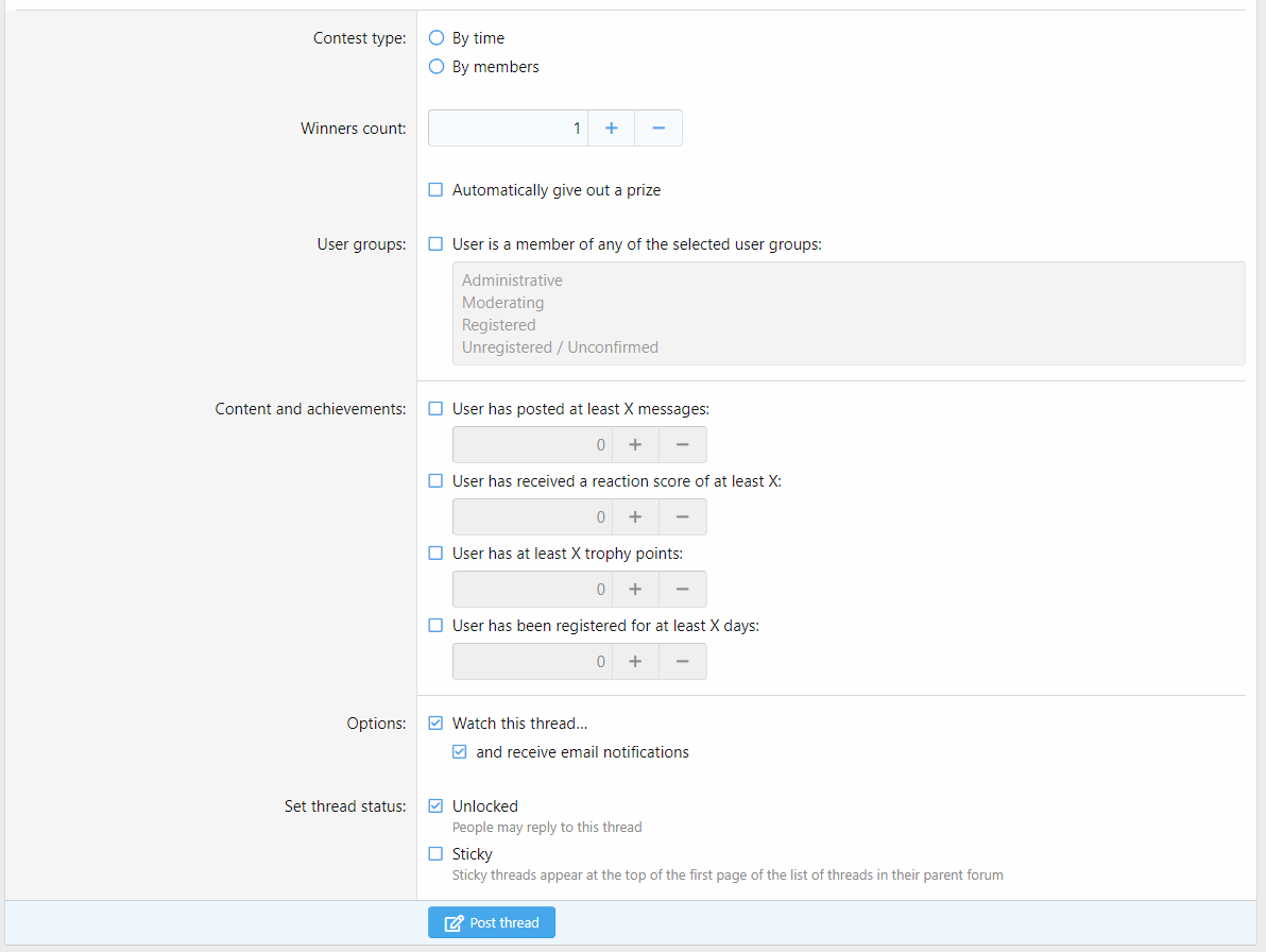 [aprodam.ru] [TC] Contests