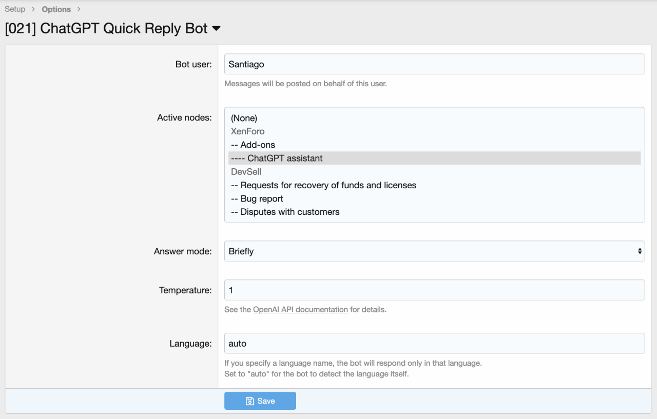 [aprodam.ru] [021] ChatGPT Autoresponder