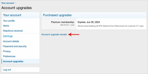 [aprodam.ru] [AndyB] Account upgrade receipt