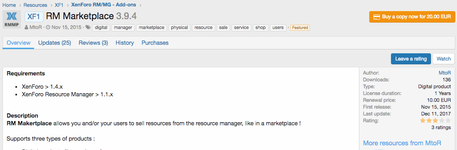 [aprodam.ru] [XFA] RM Marketplace/Shop - XF2