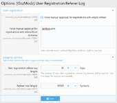[aprodam.ru] [OzzModz] User Registration Referrer Log