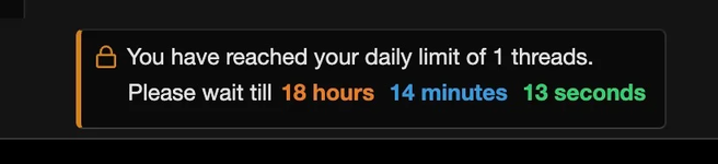 [aprodam.ru] Post Thread Limit Daily by Olakunlevpn
