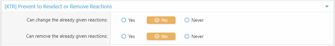 [aprodam.ru] [XTR] Prevent to Reselect or Remove Reactions